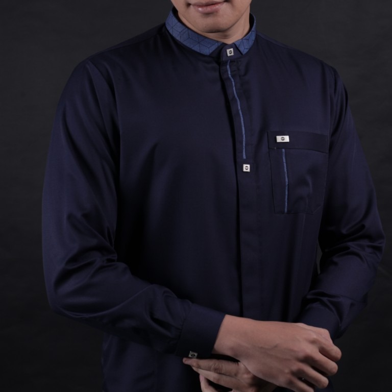 Qori Apparel Signature Khalid bin Sa’id Baju Koko Pria Lengan Panjang KHD-2