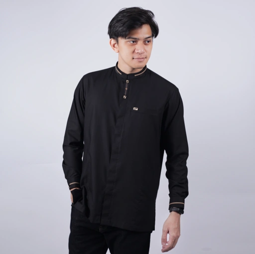 Image of Qori Apparel Signature Jabir Baju Koko Casual (Lengan Panjang) JBR-2