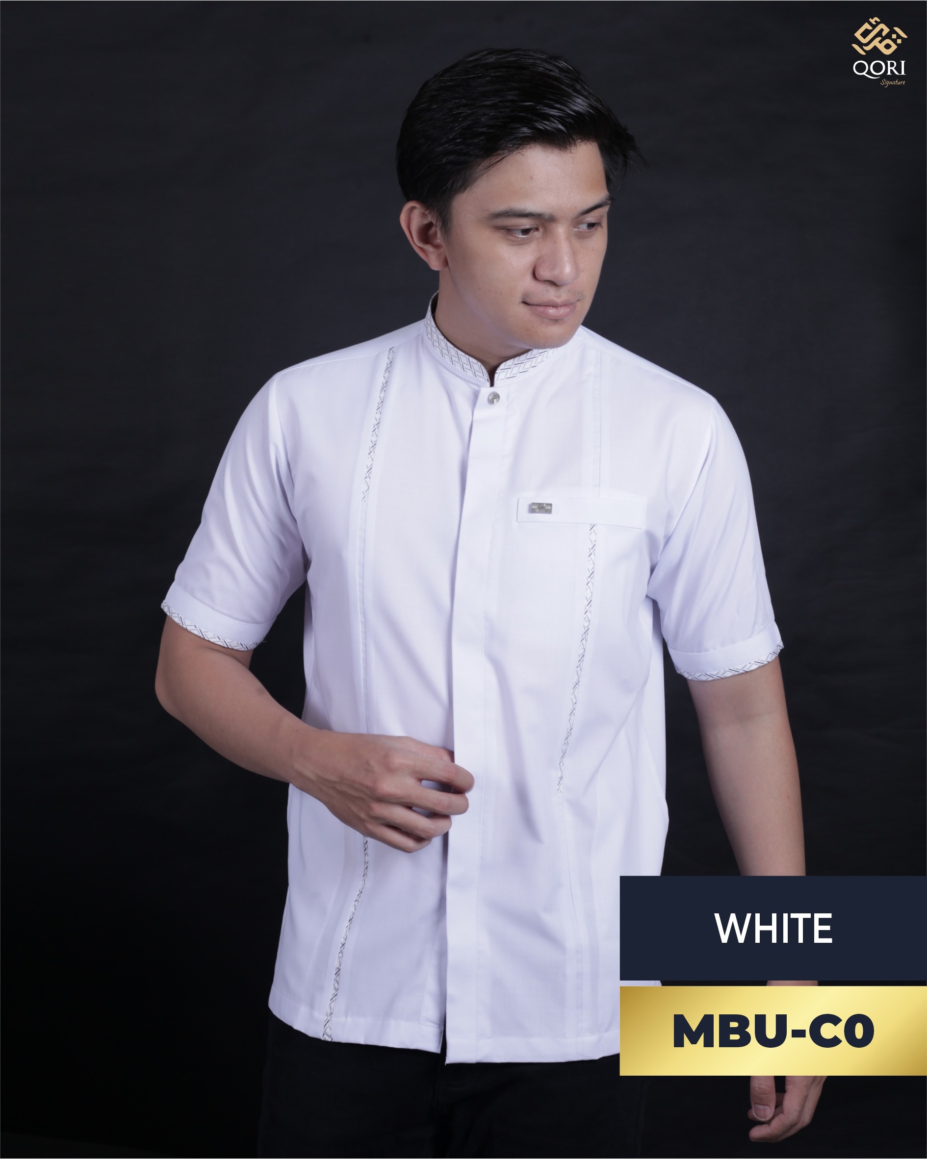 Qori Apparel Signature Mush'ab bin Umair Baju Koko Pria (Lengan Pendek) MBU-1