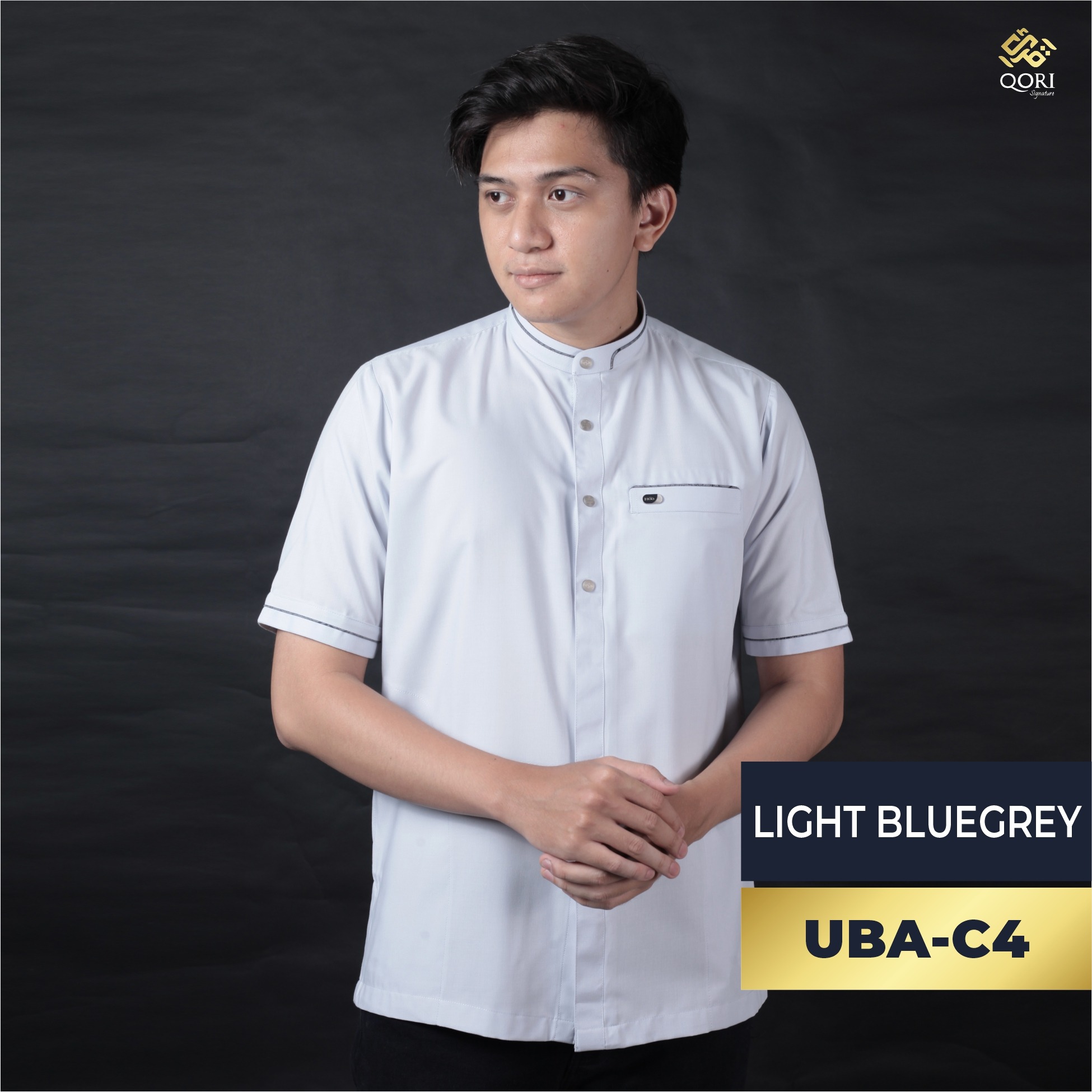 Qori Apparel Signature Ubadah Kemeja Koko Lengan Pendek UBA-1