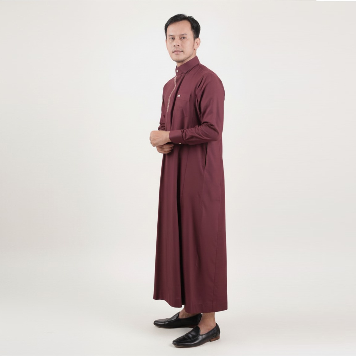 Qori Apparel Jubah Gamis Dewasa Uwais Al Qarni Lengan Manset UGD-2