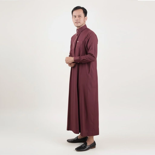 Image of Qori Apparel Jubah / Gamis Uwais Al Qarni (Lengan Manset) UGD-2