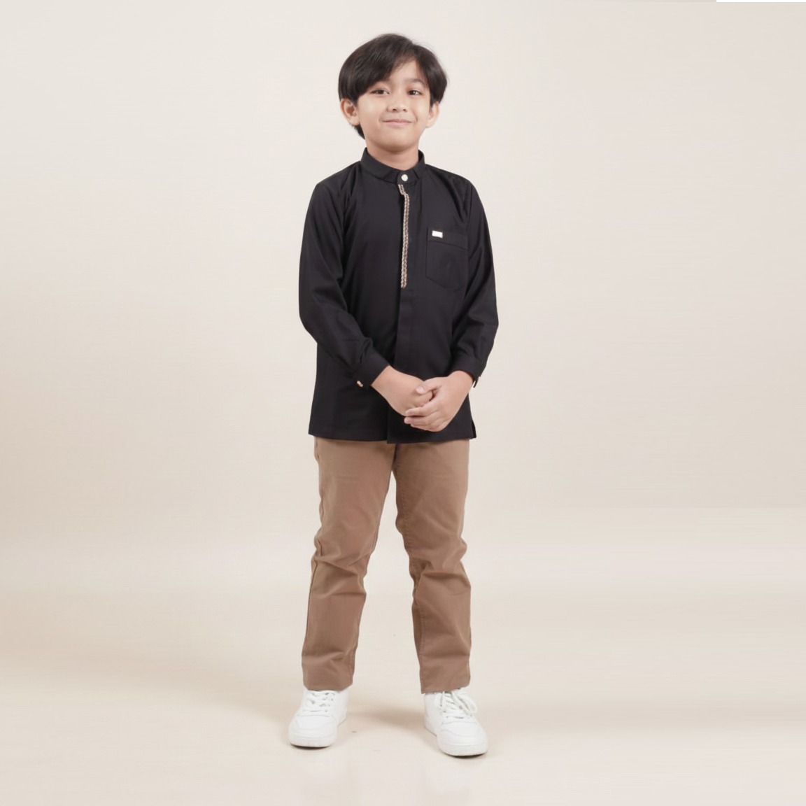 Uwais Al Qarni Qori Apparel Baju Koko Anak (Lengan Panjang) UWA-2