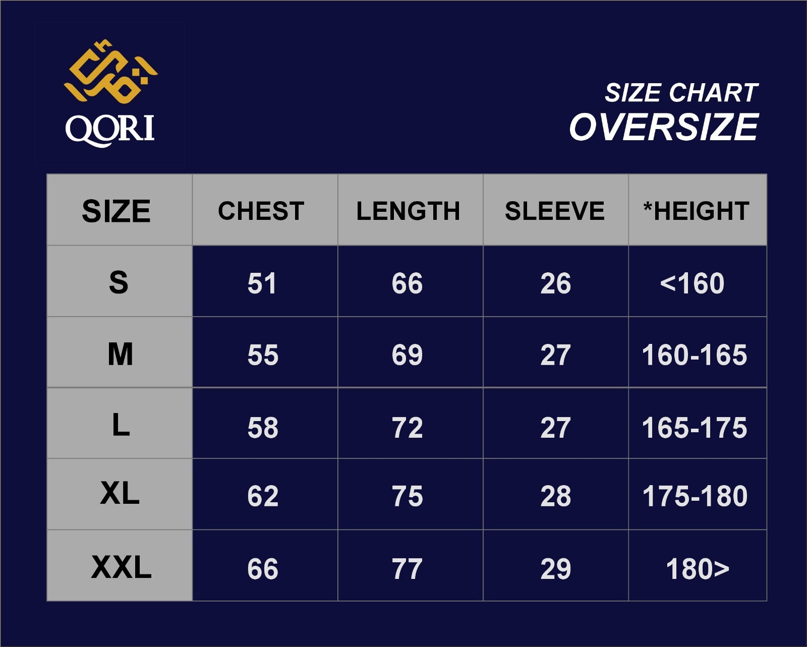 Qori Apparel - Kaos Oversize Kean Series QFT-KEN