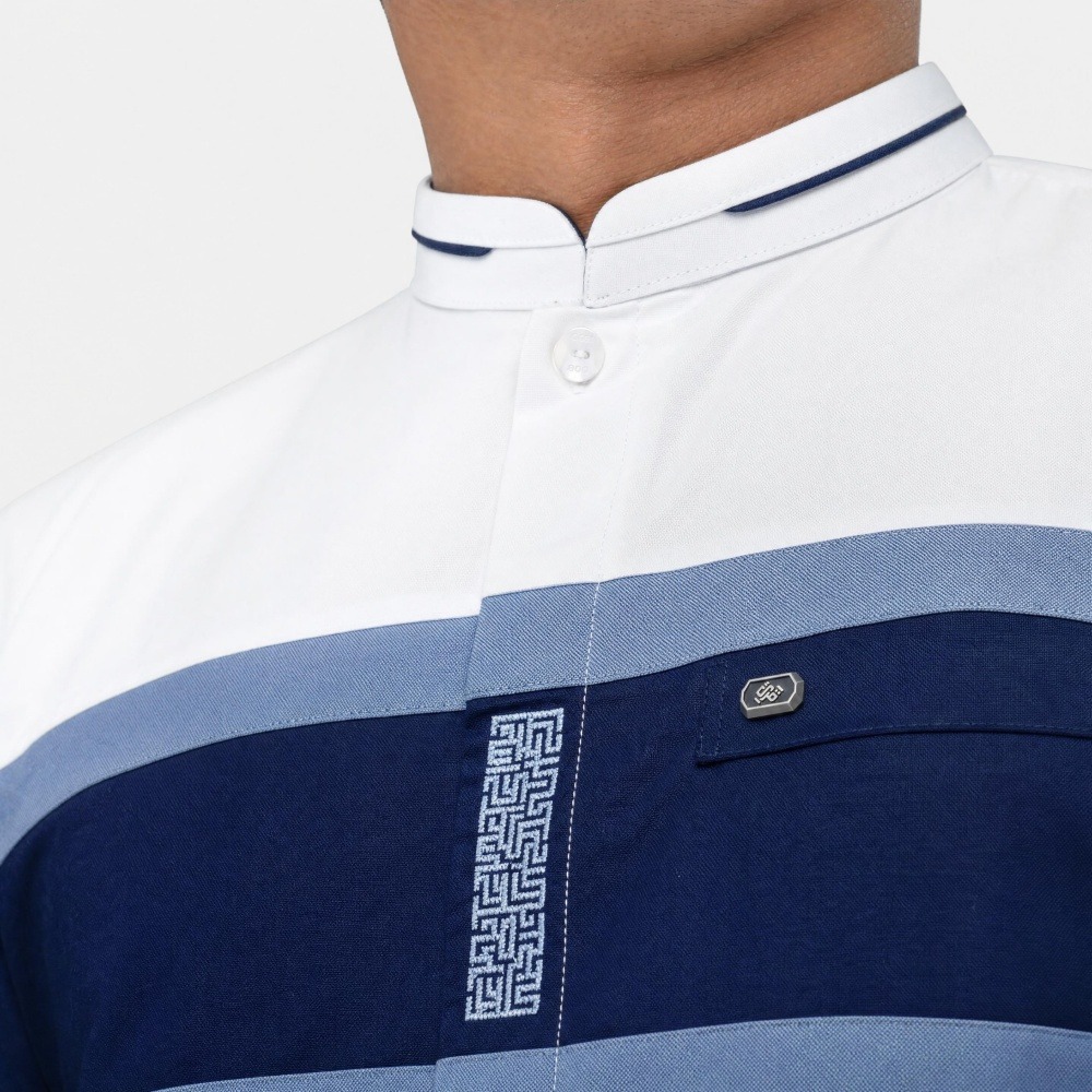 Qori Apparel Reguler Ayassy bin Abi Rabi'ah Kemeja Koko Casual Lengan Panjang AYY-2