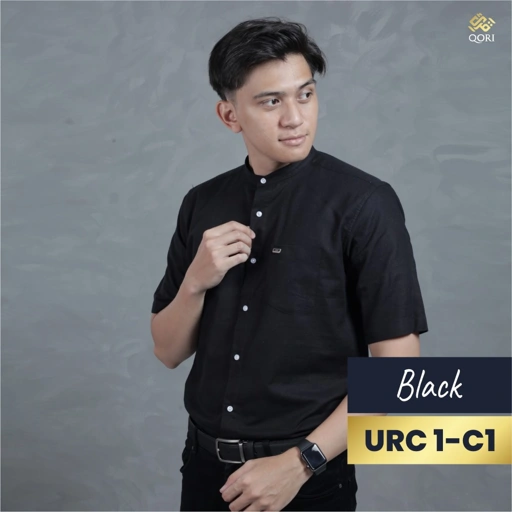 Image of Qori Apparel Kemeja Casual Allure (Lengan Pendek) URC-1