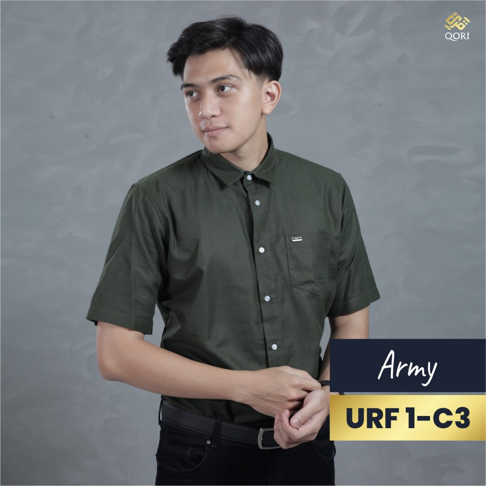 Qori Apparel Kemeja Formal Allure (Lengan Pendek) URF-1