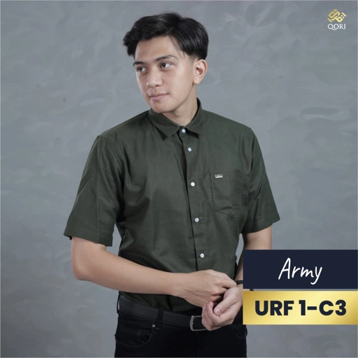 Image of Qori Apparel Kemeja Formal Allure (Lengan Pendek) URF-1