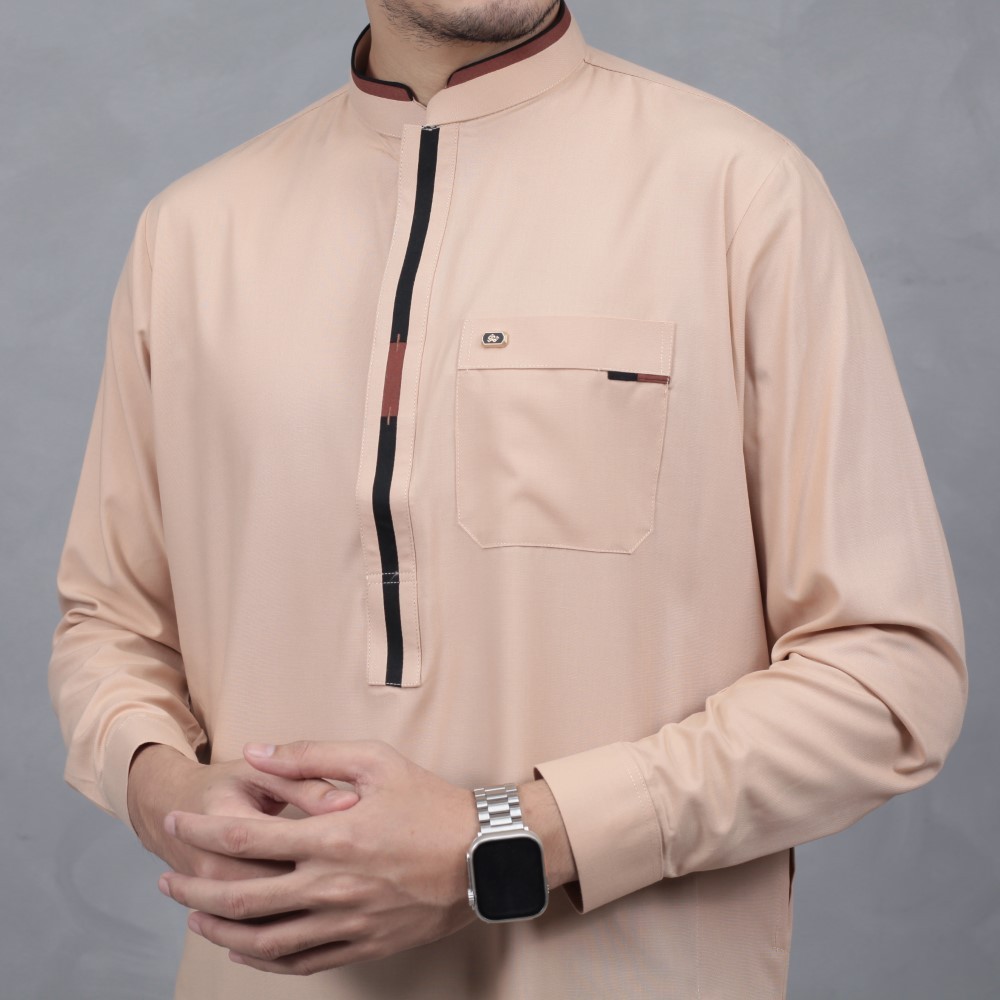 Qori Apparel Baju Koko Kurta Abu Lubabah AL Anshari (Lengan Panjang) LUB-2