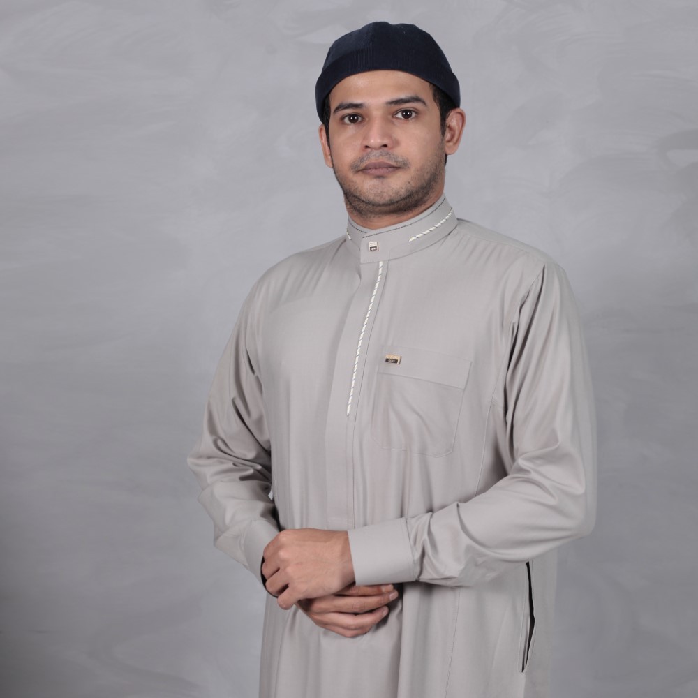 Qori Apparel Jubah Gamis Dewasa Nuqadah Al Asadi Lengan Manset NUQ-2