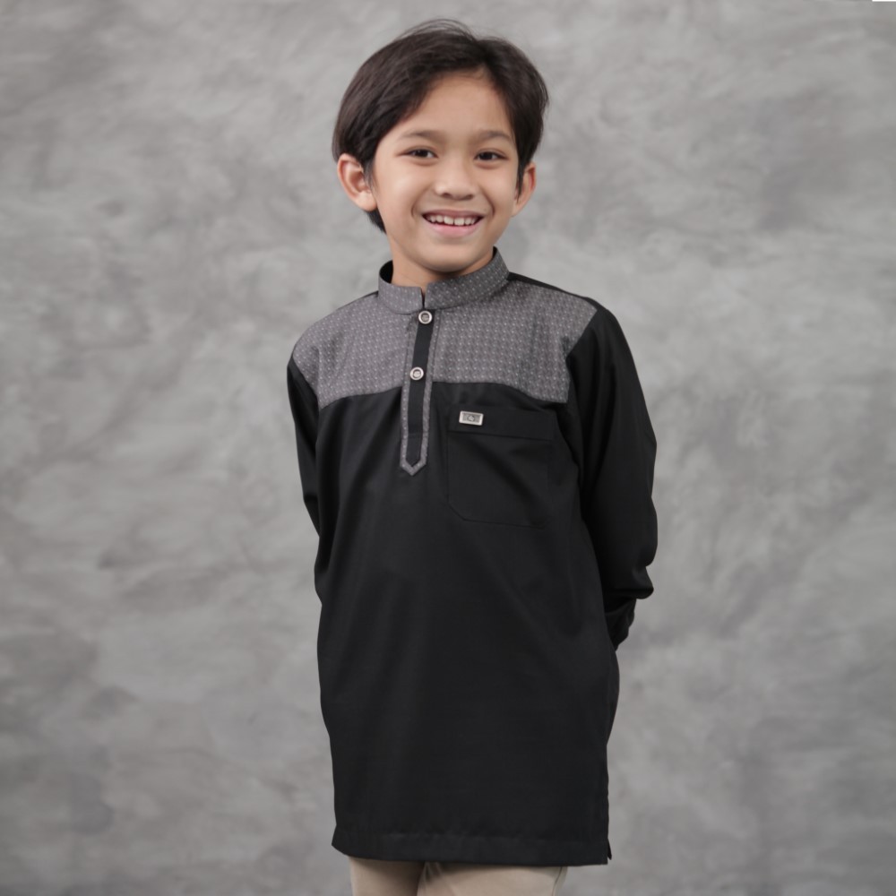 Amir bin Fuhairah Qori Apparel Baju Koko Anak (Lengan Panjang) AMI-2