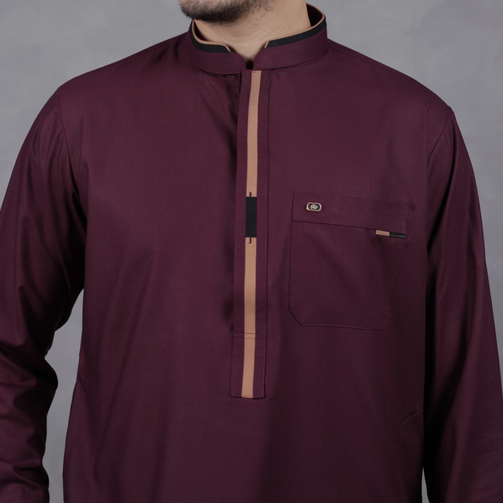 Qori Apparel Baju Koko Kurta Abu Lubabah AL Anshari (Lengan Panjang) LUB-2
