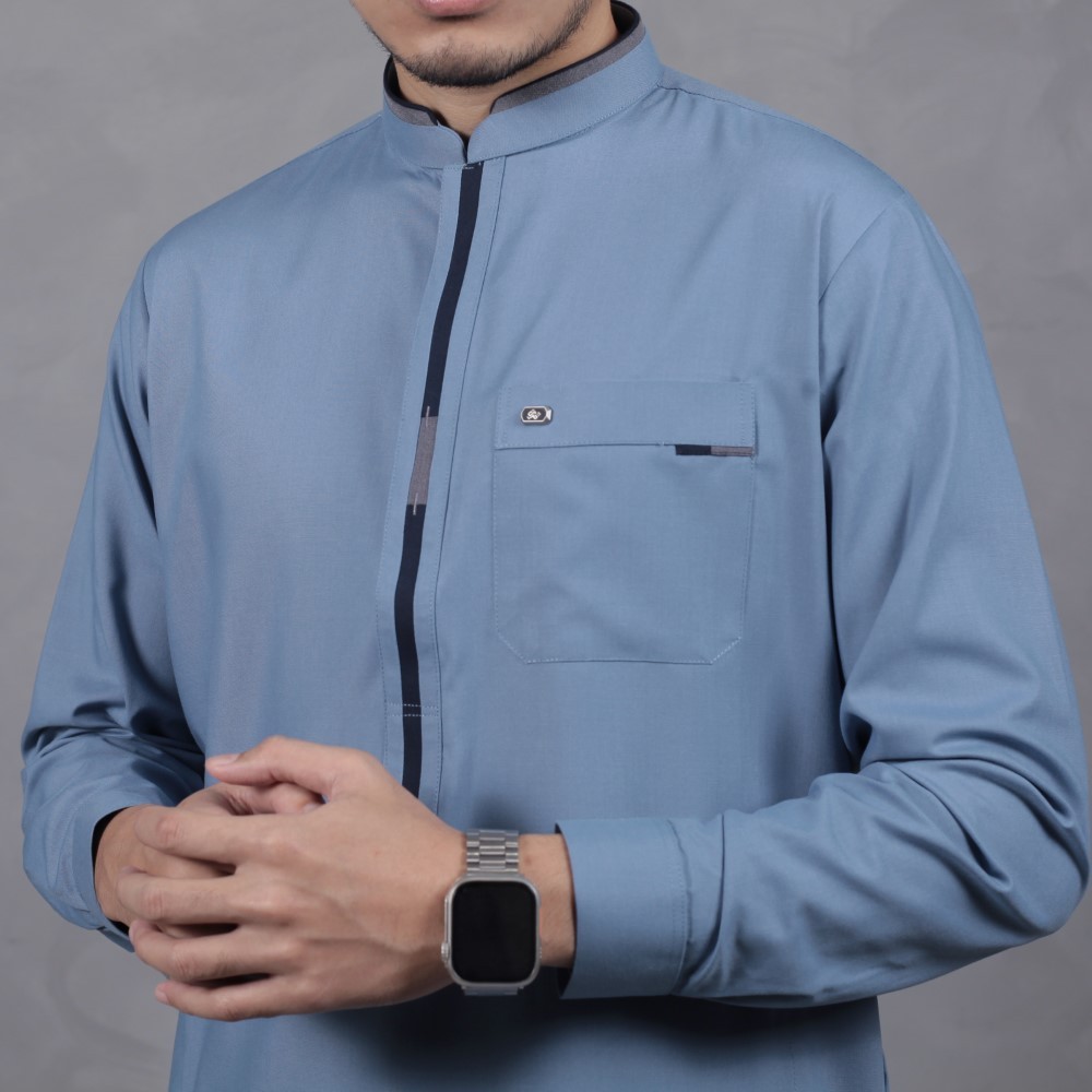 Qori Apparel Baju Koko Kurta Abu Lubabah AL Anshari (Lengan Panjang) LUB-2