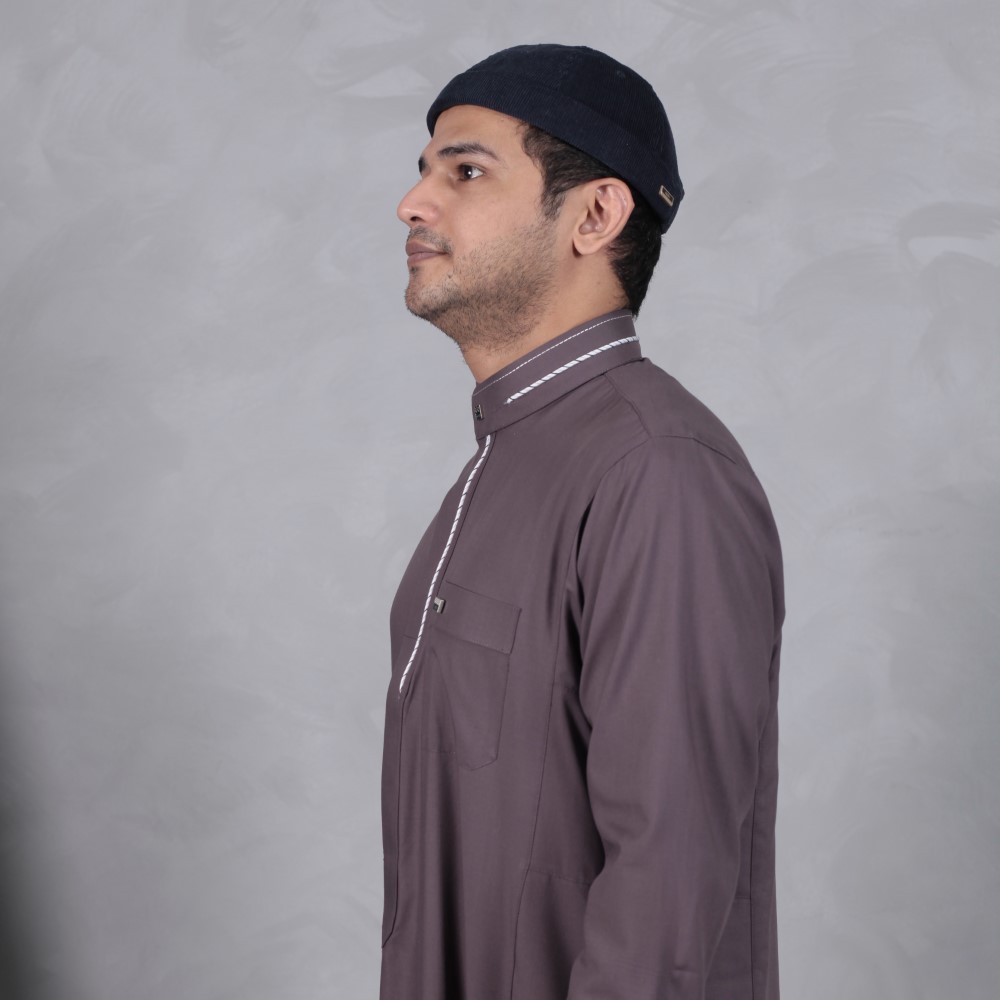 Qori Apparel Jubah Gamis Dewasa Nuqadah Al Asadi Lengan Manset NUQ-2