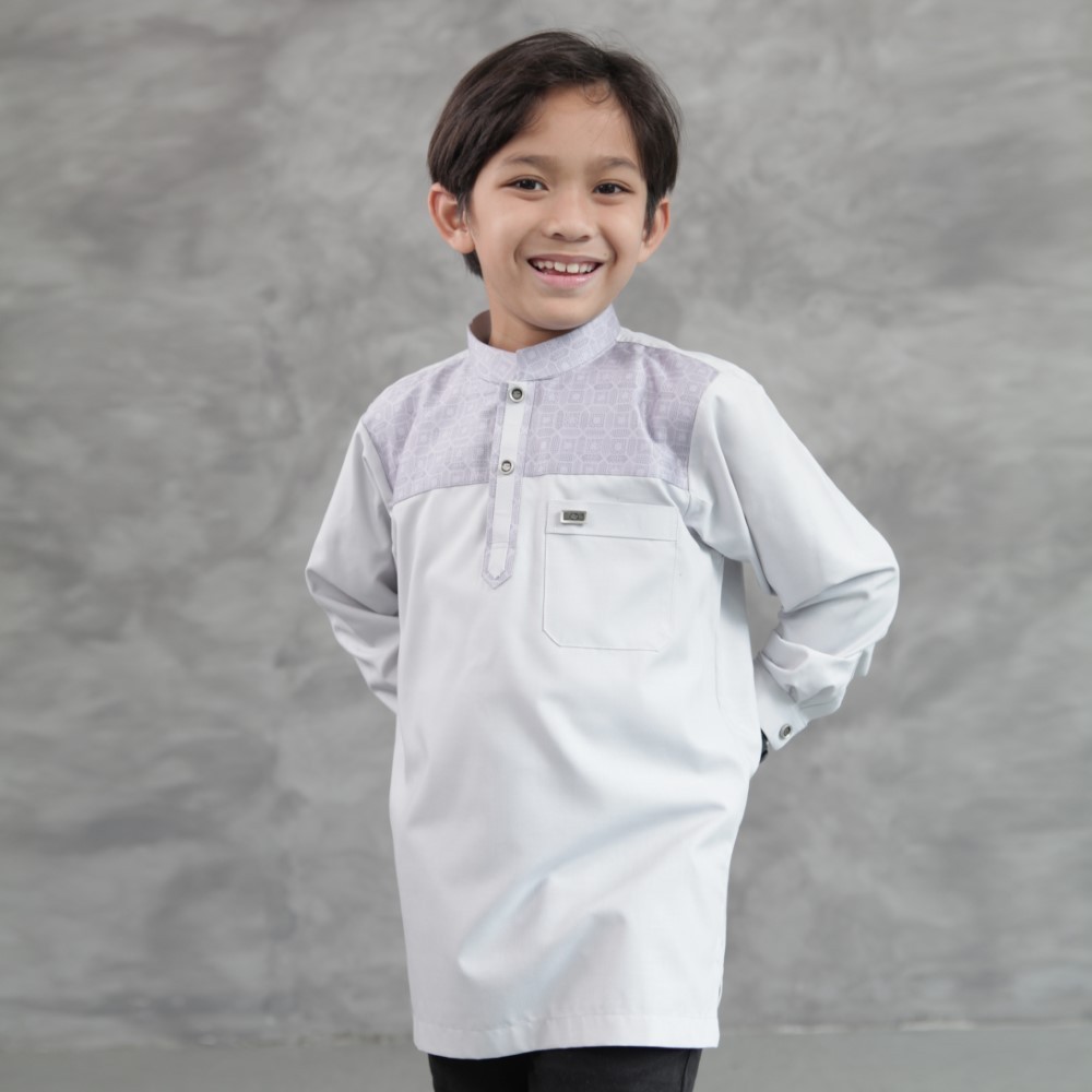 Amir bin Fuhairah Qori Apparel Baju Koko Anak (Lengan Panjang) AMI-2