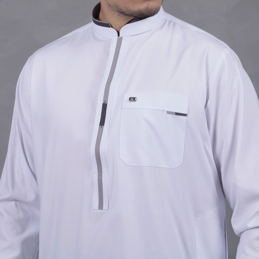 Qori Apparel Baju Koko Kurta Abu Lubabah AL Anshari (Lengan Panjang) LUB-2