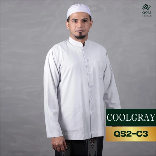 Image of Qori Haibah Baju Koko Salaf (Lengan Non Manset) QS2-2