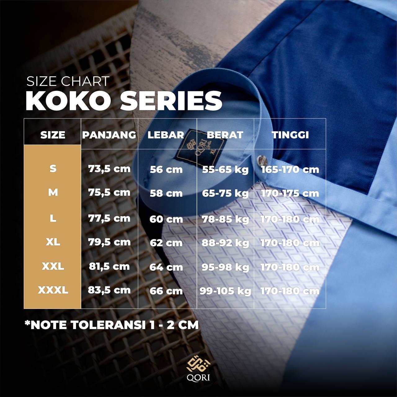 Qori Apparel SignaturePalestina Kemeja Koko Lengan Panjang QGZ-2