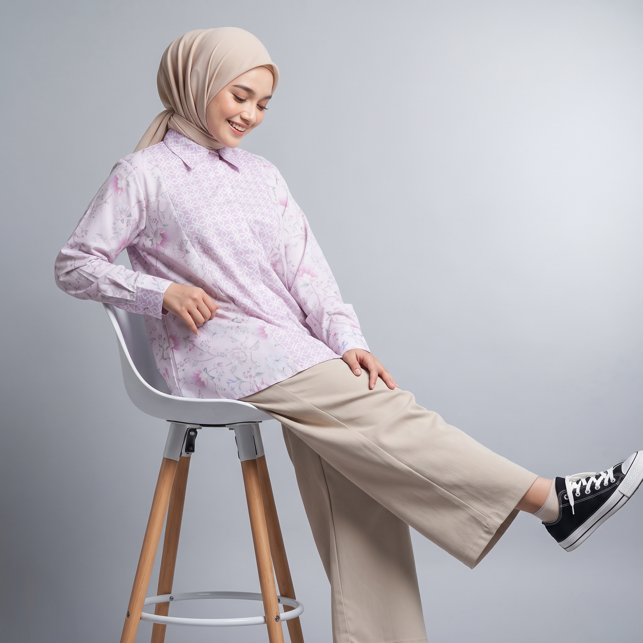 Qori Women - Premium Shirt Nanda Series Kemeja Wanita