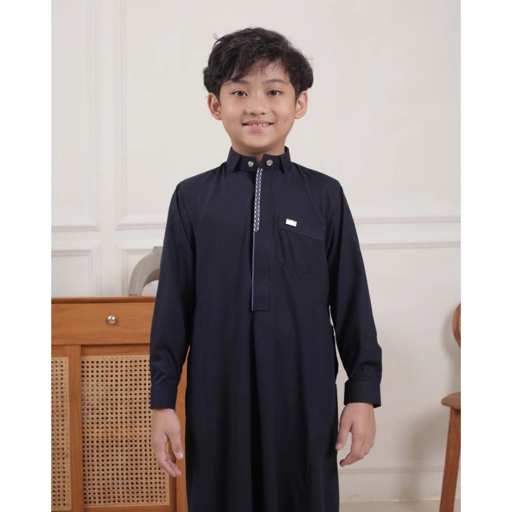 Image of Qori Apparel Jubah / Gamis Uwais Al Qarni (Lengan Manset) UGA-2