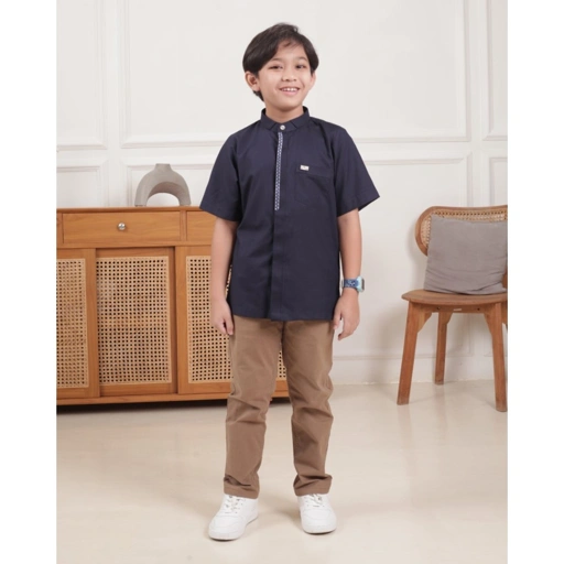 Image of Qori Apparel Signature Uwais Al Qarni Baju Koko Anak (Lengan Pendek) UWA-1
