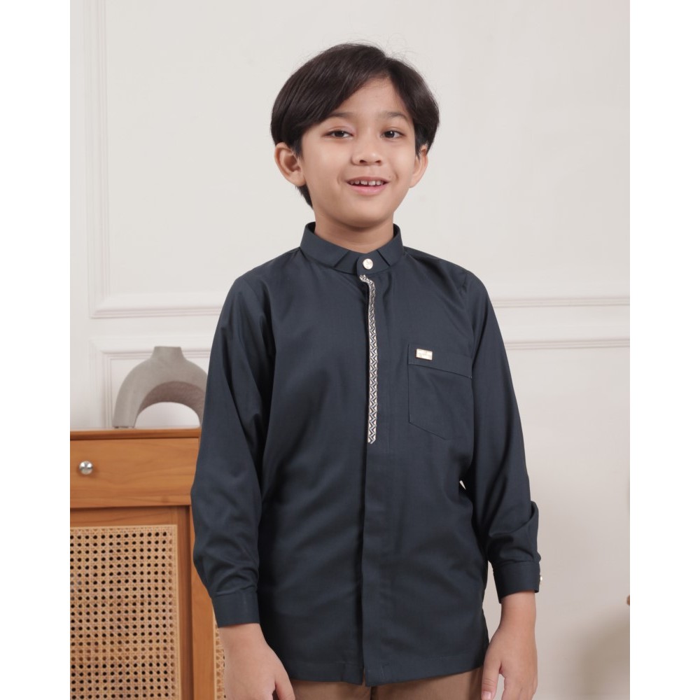 Uwais Al Qarni Qori Apparel Baju Koko Anak (Lengan Panjang) UWA-2