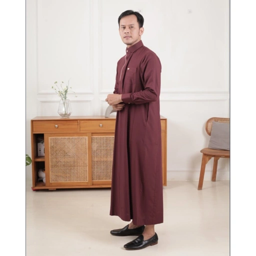 Image of Qori Apparel Jubah / Gamis Uwais Al Qarni (Lengan Manset) UGD-2