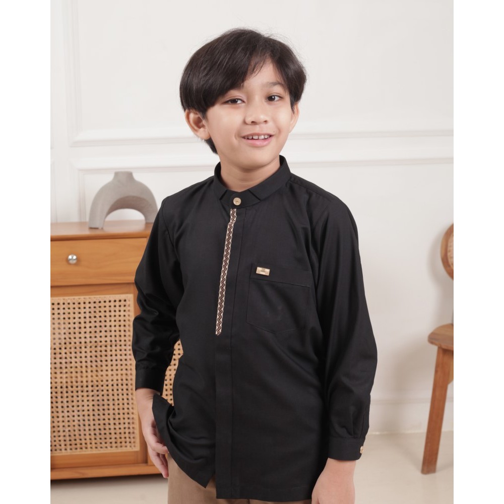 Uwais Al Qarni Qori Apparel Baju Koko Anak (Lengan Panjang) UWA-2