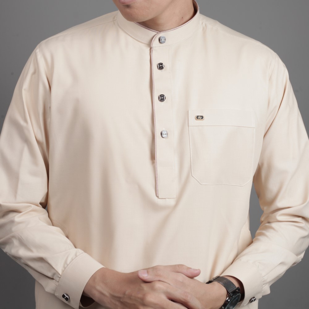 Qori Apparel Baju Koko Casual Nabighah (Lengan Panjang) NAB-2