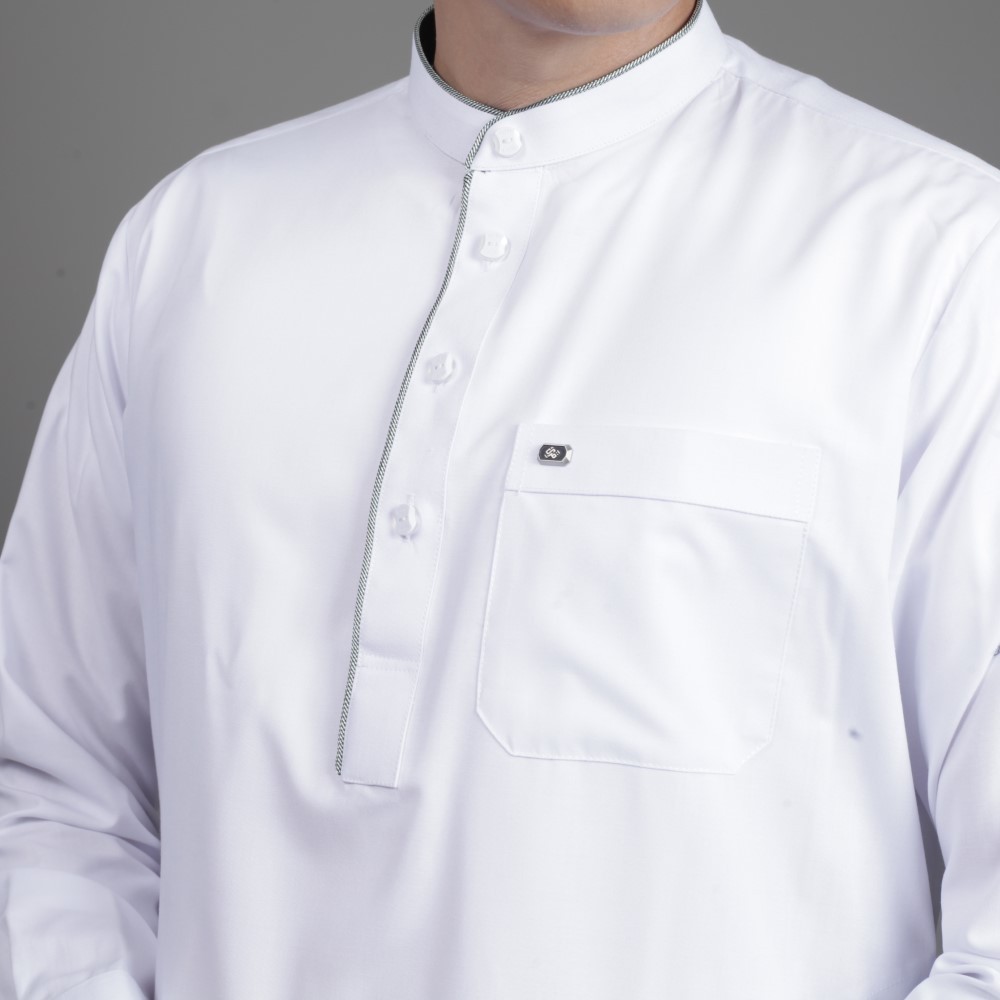 Qori Apparel Baju Koko Casual Nabighah (Lengan Panjang) NAB-2