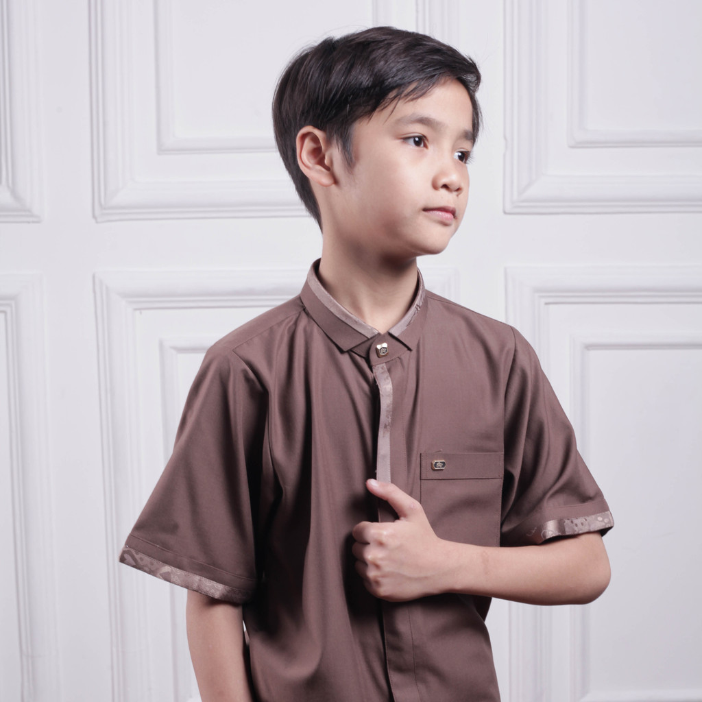Zeecka Series Qori Apparel Baju Koko Anak (Lengan Pendek) ZKA-1