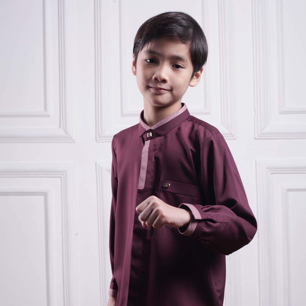Zeecka Series Qori Apparel Baju Koko Anak (Lengan Panjang) ZKA-2