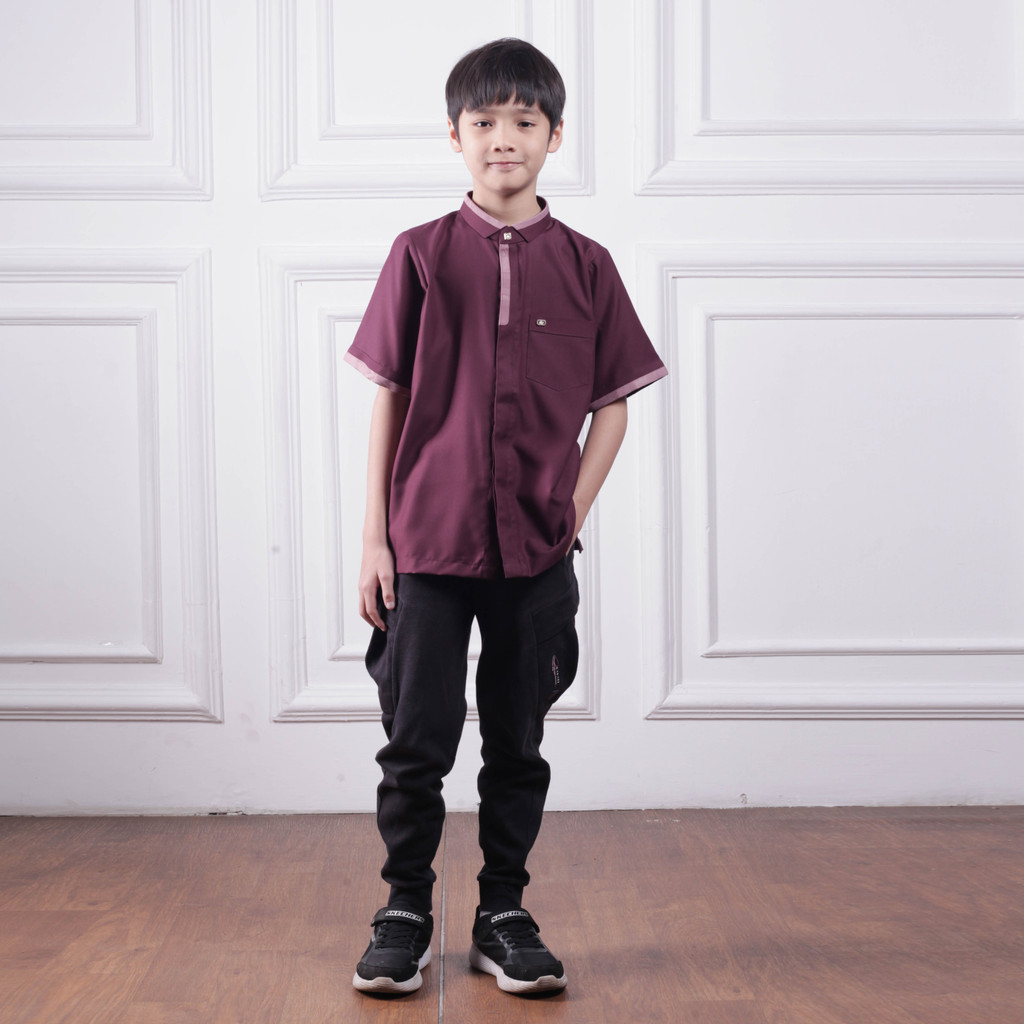 Zeecka Series Qori Apparel Baju Koko Anak (Lengan Pendek) ZKA-1