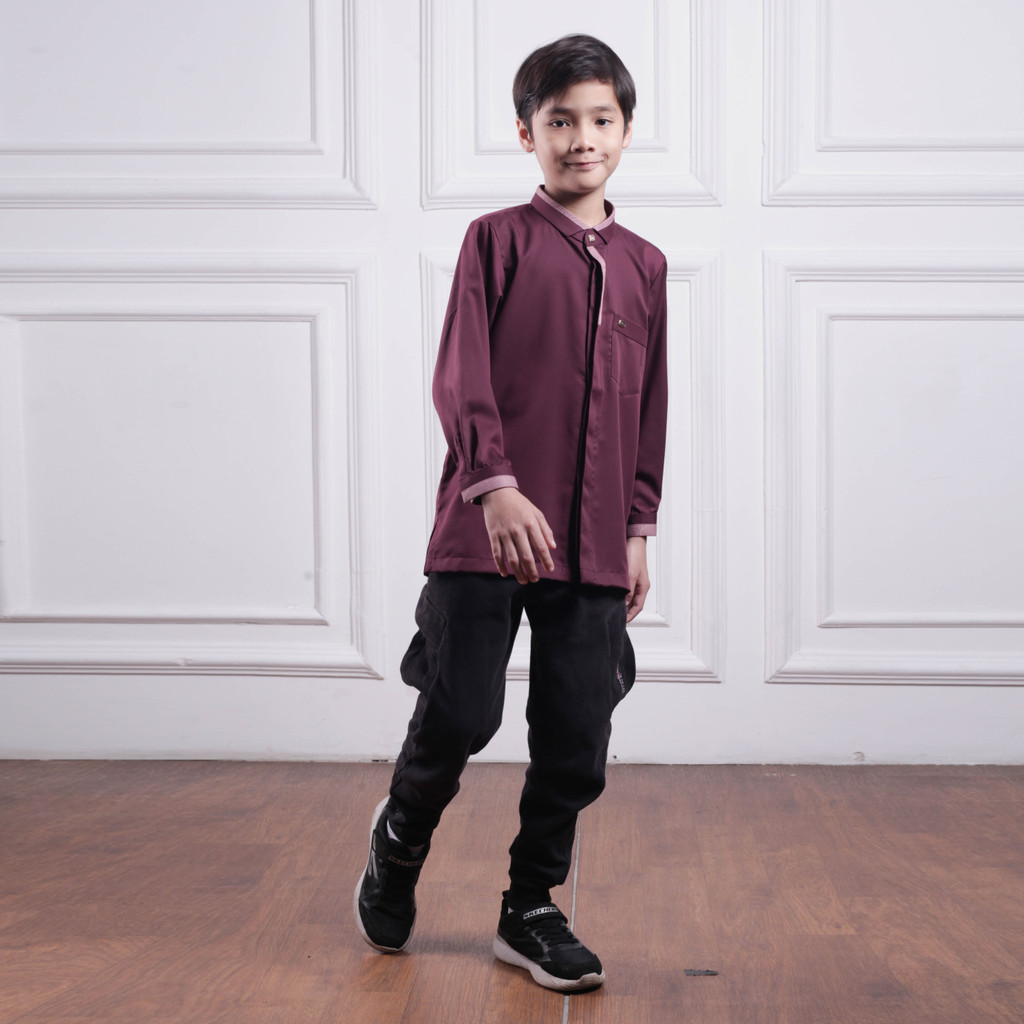 Zeecka Series Qori Apparel Baju Koko Anak (Lengan Panjang) ZKA-2
