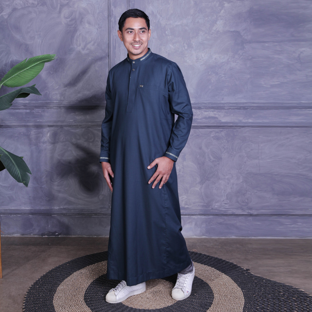 Qori Apparel Jubah Gamis Dewasa Husain bin Ali bin Abi Thalib Lengan Manset HUS-2