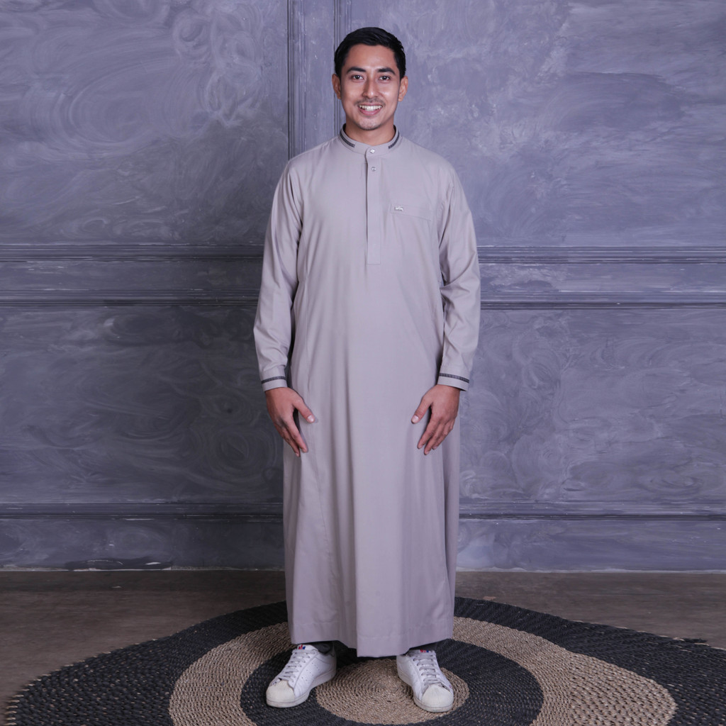 Qori Apparel Jubah Gamis Dewasa Husain bin Ali bin Abi Thalib Lengan Manset HUS-2