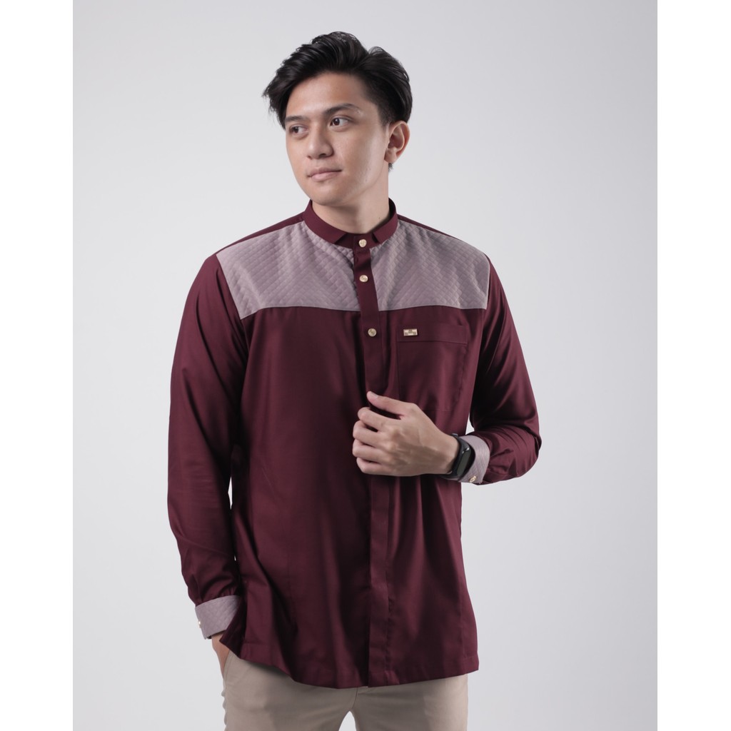 Qori Apparel Signature Ubay Kemeja Koko Lengan Panjang UBY-2
