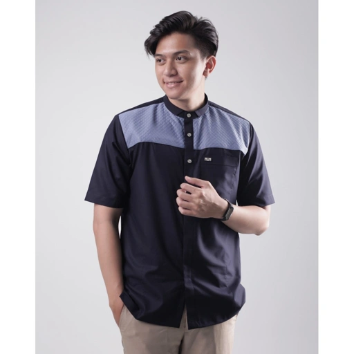 Image of Qori Apparel Signature Ubay bin Ka'ab Baju Koko Pria (Lengan Pendek) UBY-1