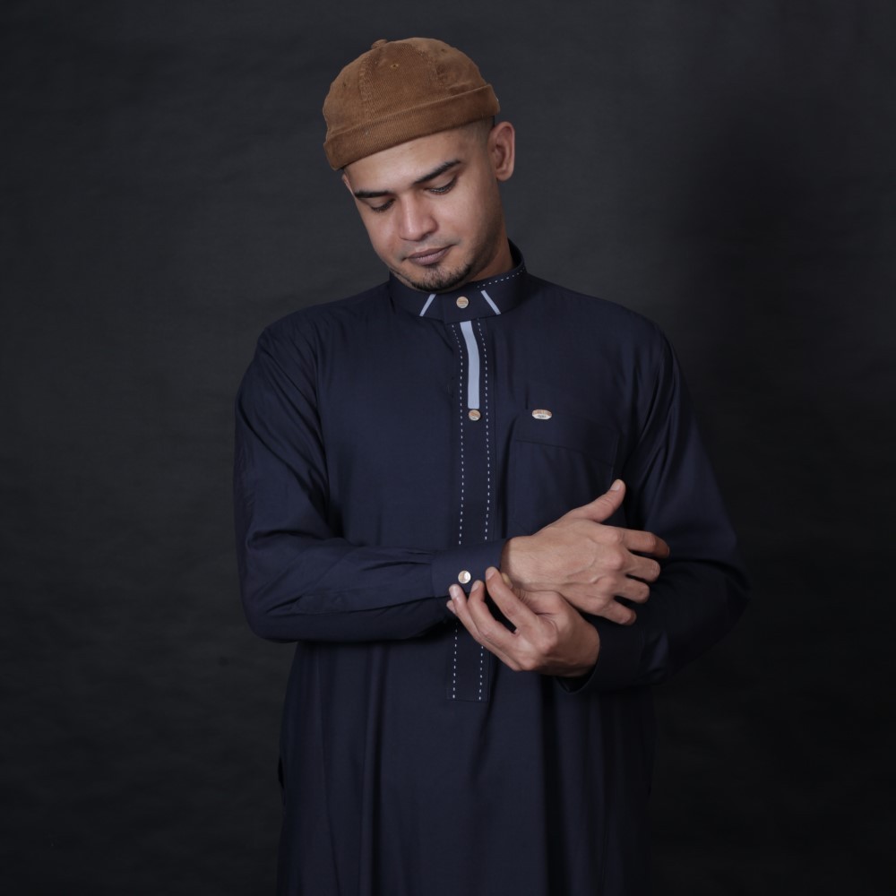Qori Apparel Jubah Gamis Dewasa Abu Ayyub Al Anshari Lengan Manset ABA-2