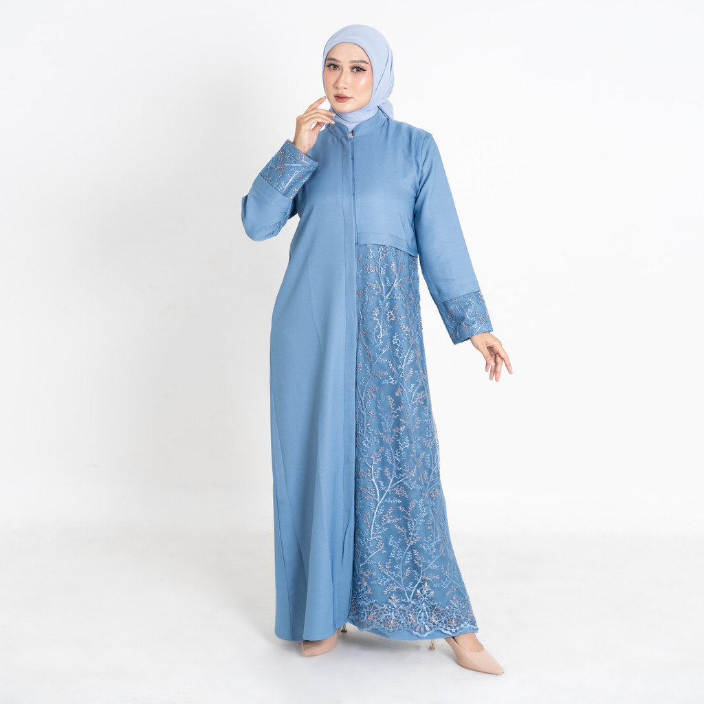Qori Women - Gamis Brukat Dewasa Sarimbit Fariza Series QW-FZD