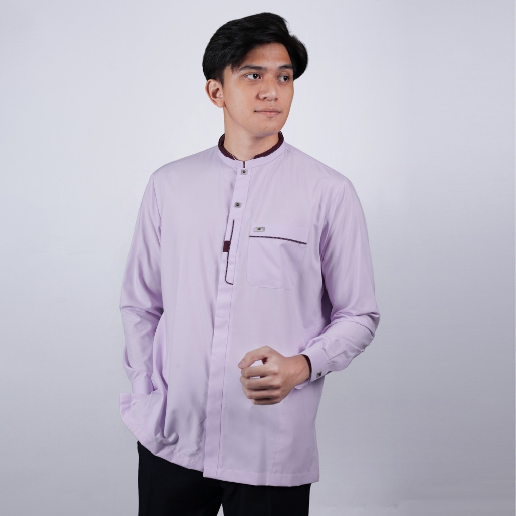 Qori Apparel Signature Abbas bin Abdul Muthalib Baju Koko Pria Lengan Panjang BBA-2