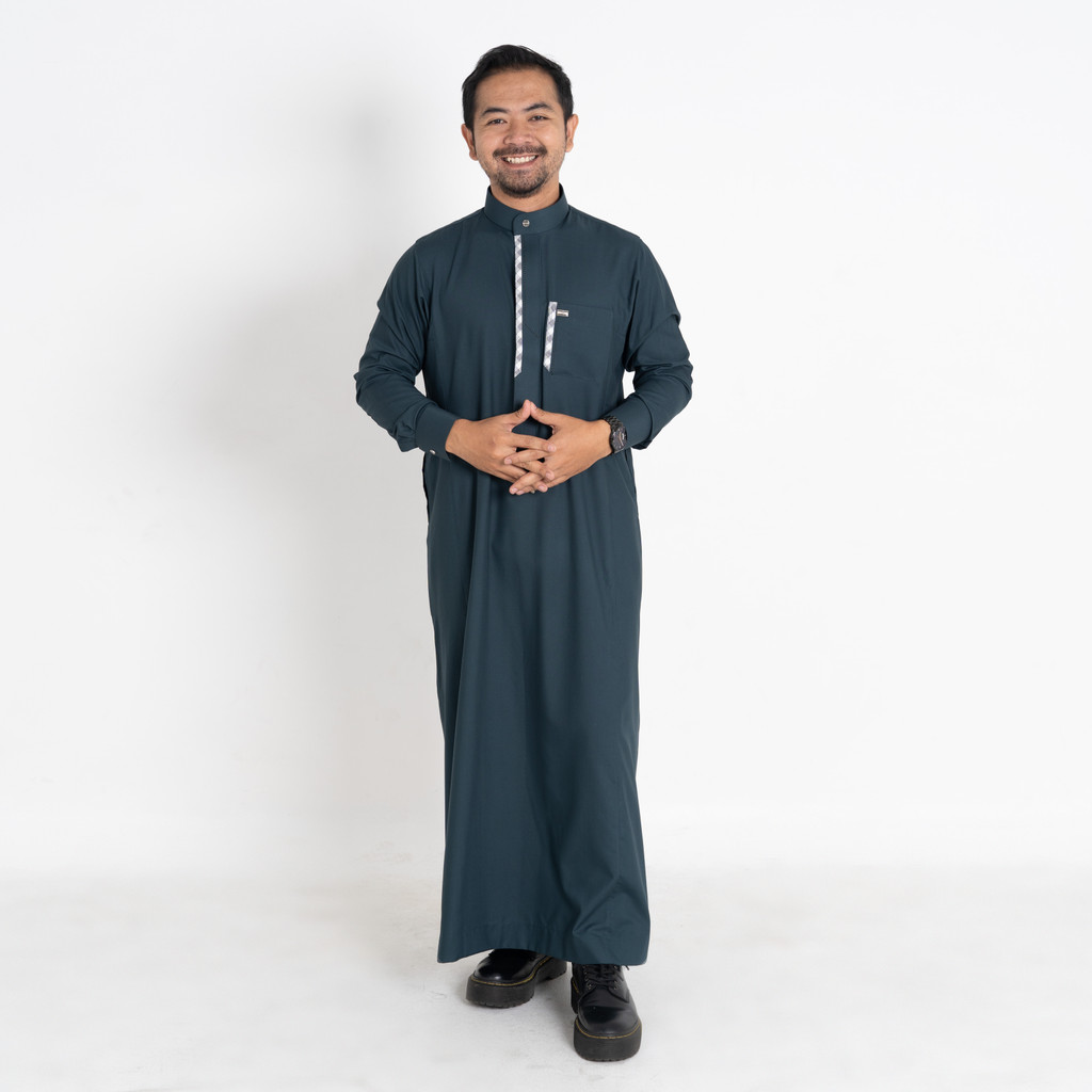 Qori Apparel Jubah Gamis Dewasa Irbadh bin Sariyah Lengan Manset GRD-2