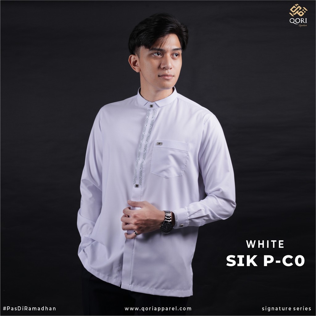 Qori Apparel Signature Simak bin Kharasyah Baju Koko Casual Lengan Panjang SIK-2