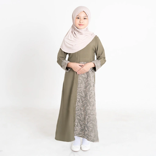 Image of Qori Women - Gamis Anak Sarimbit Fariza Series QW-FZA