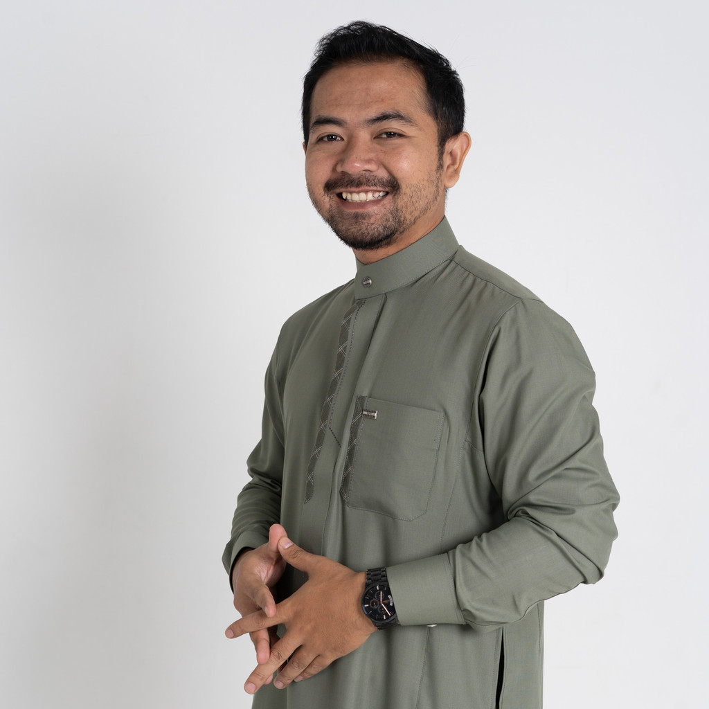Qori Apparel Jubah Gamis Dewasa Irbadh bin Sariyah Lengan Manset GRD-2