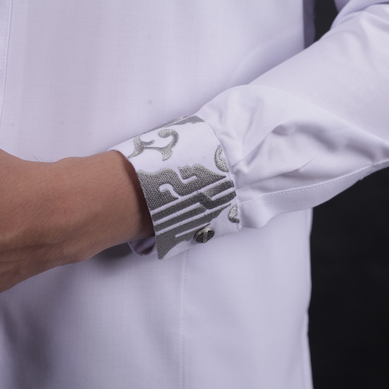 Qori Apparel Signature Ustadz Abdul Somad Kemeja Koko Pria Lengan Panjang UAS-2
