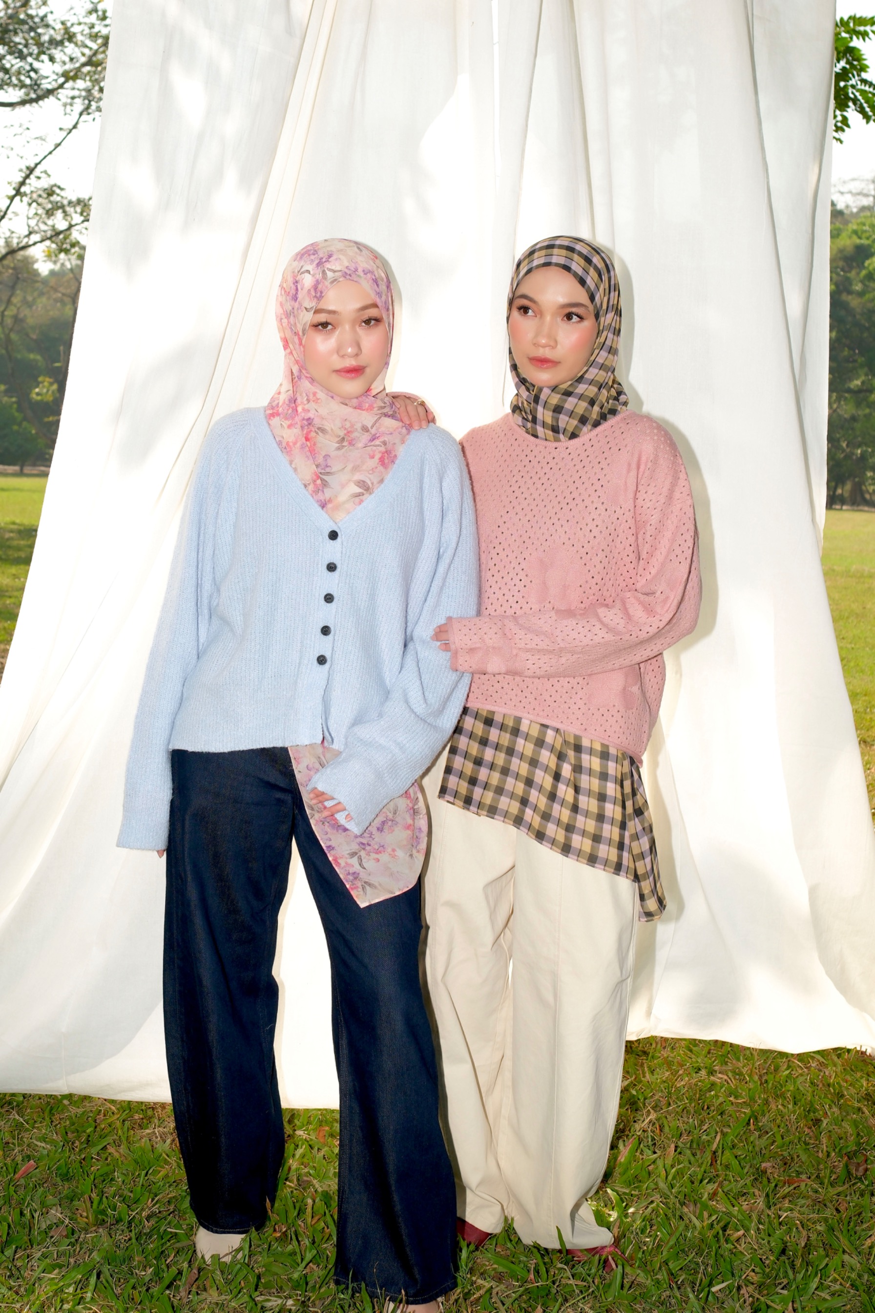 FAYE Pattern Shawl (Pattern Pashmina Chiffon & Viscose)