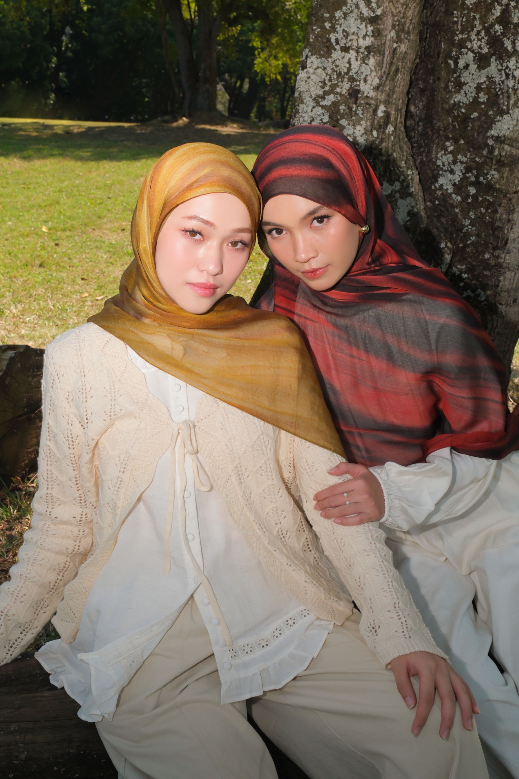 FAYE Pattern Shawl (Pattern Pashmina Chiffon & Viscose)