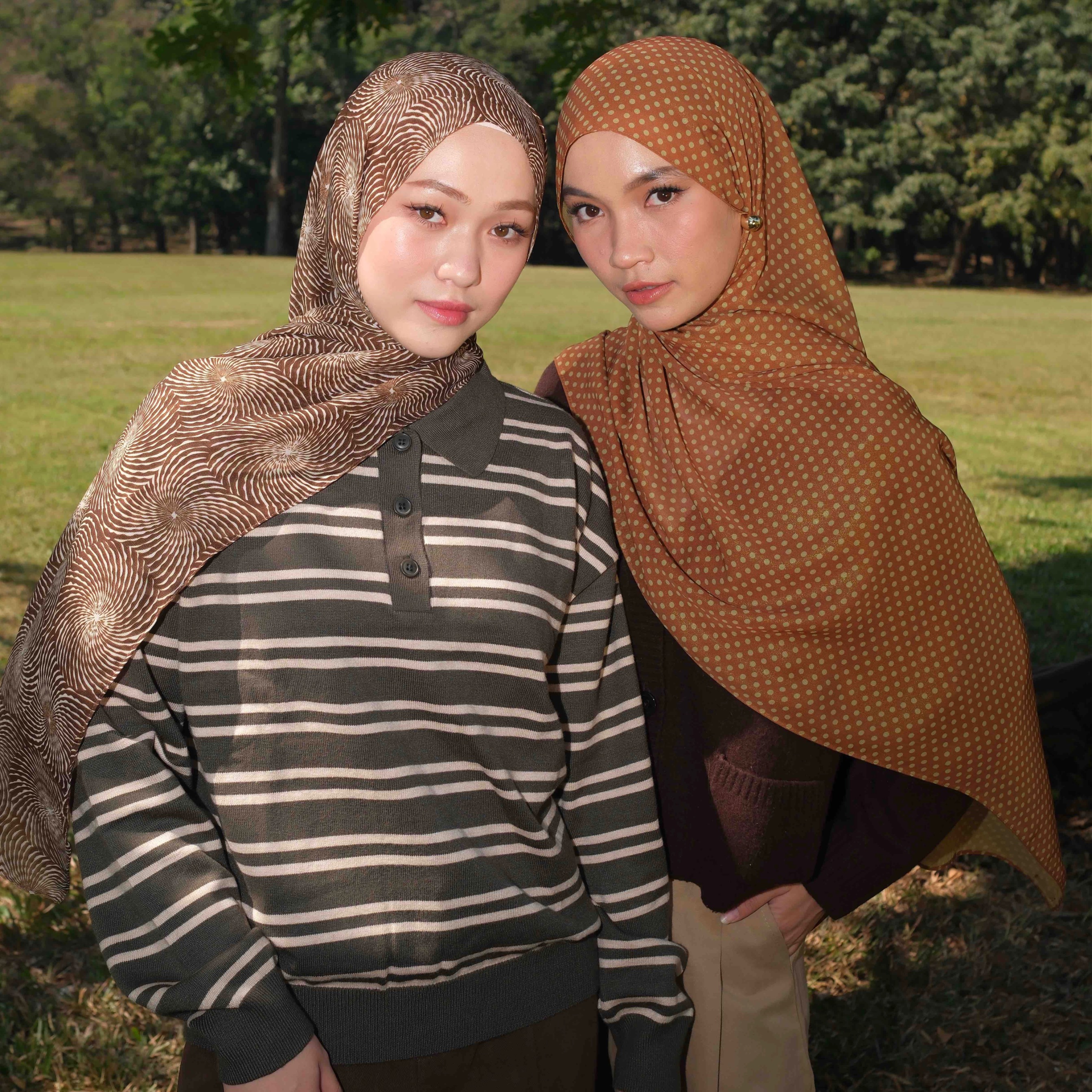 FAYE Pattern Shawl (Pattern Pashmina Chiffon & Viscose)