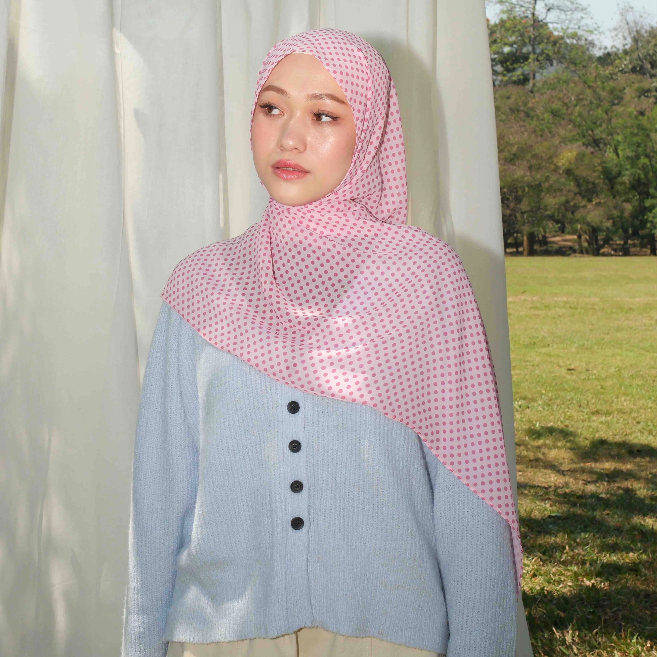 FAYE Pattern Shawl (Pattern Pashmina Chiffon & Viscose)